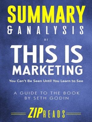 cover image of Summary & Analysis of This Is Marketing